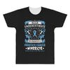Never Underestimate the Strength of a Prostate Cancer Warrior All Over Men's T-shirt