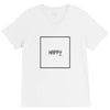 happy V-Neck Tee