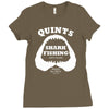 jaws inspired movie Ladies Fitted T-Shirt