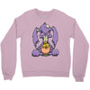 zombie bunny loves brains Crewneck Sweatshirt