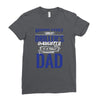 Behind Every Great Driller's Daughters Is A Truly Amazing Dad Ladies Fitted T-Shirt