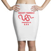 Guccify Yourself White Black Red Pencil Skirts