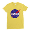 santa nasa Ladies Fitted T-Shirt