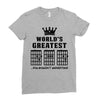 F Chord Dad Funny Guitar Ladies Fitted T-Shirt