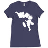 ponyo Ladies Fitted T-Shirt