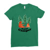 Happy Camper Ladies Fitted T-Shirt