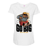 go big Maternity Scoop Neck T-shirt