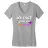 you can't scare me i'm a mother Women's V-Neck T-Shirt