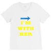 i am with her V-Neck Tee