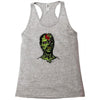 zombie brain out Racerback Tank
