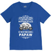 Motorcycles Papaw V-Neck Tee