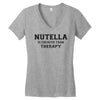 Nutella Is Cheaper Than Therapy Women's V-Neck T-Shirt