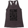 verified traveller tee Racerback Tank