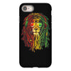 new! men's rasta vibe lion iPhone 8 Case