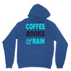 coffee books and rain Unisex Hoodie