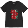 mexico with roses V-Neck Tee