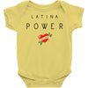 latina power with cute heart Baby Bodysuit
