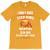 step kids white letter T-Shirt