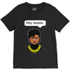 Killmonger Hey Auntie V-Neck Tee