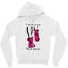 i run like a girl try to keep up Zipper Hoodie