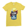 drinking beer Ladies Fitted T-Shirt