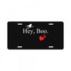 hey boo License Plate