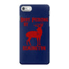 deer hunter body piercing by remington black tee shotgun rifle hunting iPhone 7 Case