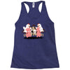 piggybacks and chicken fights Racerback Tank
