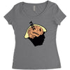 trump's brain Women's Triblend Scoop T-shirt