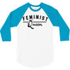 feminist queen 3/4 Sleeve Shirt
