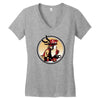 prank girl Women's V-Neck T-Shirt