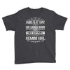 And 8th Day God Look Down So God Made A Gemini Girl Youth Tee