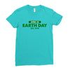 earth day shirt Ladies Fitted T-Shirt