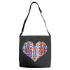 Heart Adjustable Strap Totes