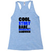 cool story babe white t shirt now make me a sandwich college humor fun Racerback Tank