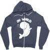 oh whale! Zipper Hoodie