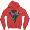 Diamond Zipper Hoodie