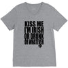 kiss me i'm irish or drunk or whatever t shirt st patricks day funny t V-Neck Tee