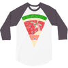 watermelon and beach 3/4 Sleeve Shirt