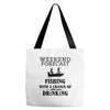 fishing funny Tote Bags
