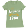 queens are born in 1966 Ladies Fitted T-Shirt