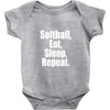 Softball Life Baby Onesie