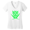 autobot and decepticon symbols Women's V-Neck T-Shirt