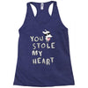 you stole my heart 4 Racerback Tank