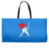 he clash inspired long sleeve Weekender Totes