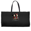 biking down main street Weekender Totes