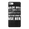 back off i have a crazy gigi and i'm not afraid to user her iPhone 7 Case