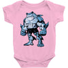 muscle shark Baby Onesie