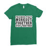 workout Ladies Fitted T-Shirt