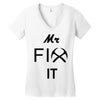 mr fix it handy man Women's V-Neck T-Shirt